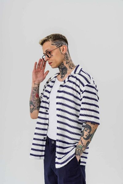 go gang own Плетена риза Pure Knit