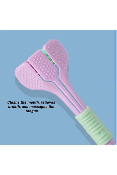 COOYA 4-pcs Set of 3-sided Toothbrush for Adults and Youth,Soft for Comprehensive Care of Teeth and Gums