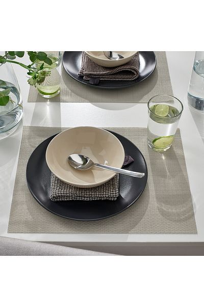 IKEA Flygfisk Place Mat Light Beige 38x30 Cm – Durable, Stylish, Easy-clean Dining Table Mat
