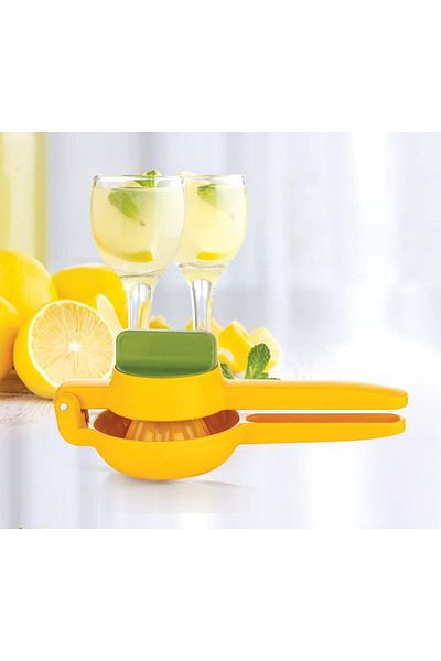 COOYA Hand Lemon Juice Squeezer, 2 in 1 Juicer for Kitchen-Heavy Duty Abs Material, for Lemon, Orange