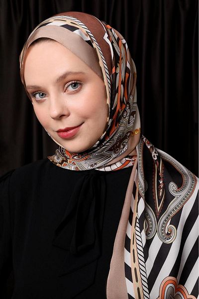 Levidor Indian Silk Shawl Brown 504-10