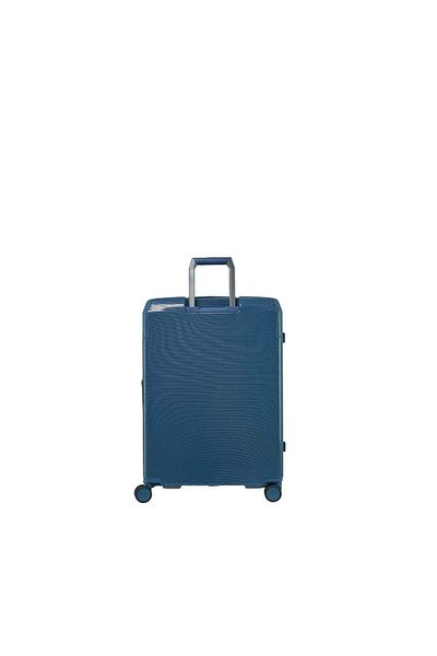 Echolac Logic 52cm 4 Double Wheel Expandable Cabin Luggage Trolley Blue