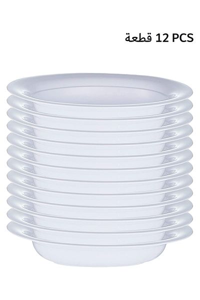 Generic Plastic Serving Platter Whtie