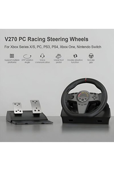 HavuzElektronik 270 Simracing PC için Oyun Yarış Direksiyon PS3/PS4/Switch/Xb...