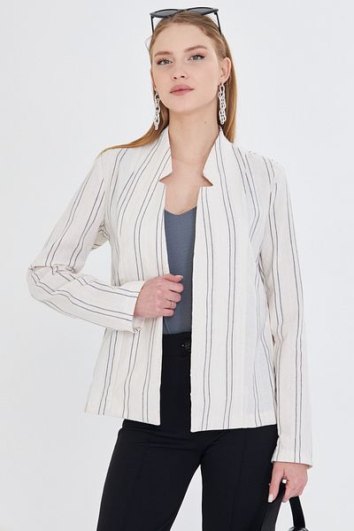 armonika Women's Smoked Stand Collar Jacket Arm-25Y 001025