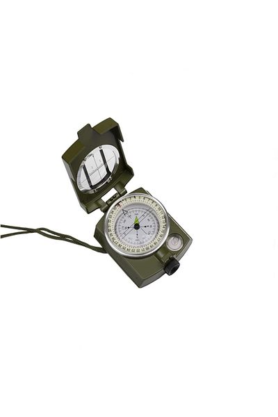 Depox Busolă de navigație metalică, IdeallStore®, verde