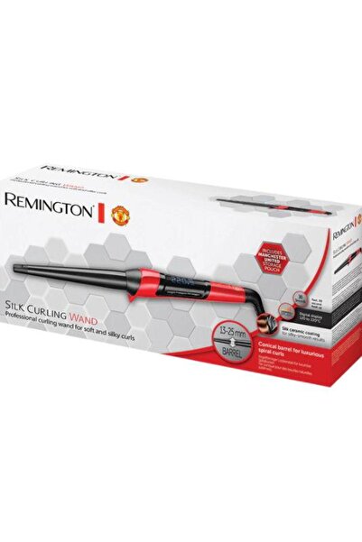 Remington Ondulator REMINGTON Pearl Manchester United Edition CI9755, 220 grade, Invelis ceramic (Negru/Rosu)