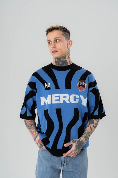 go gang own Тениска Mercy Knit Tricotwear Oversize