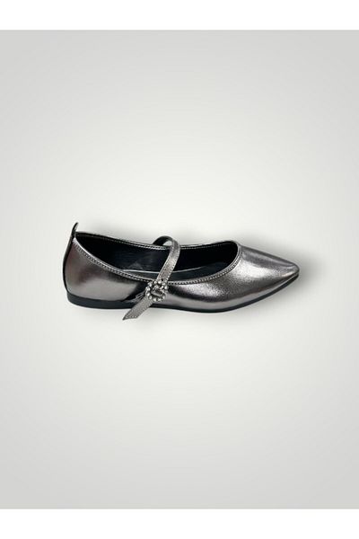 iskarpino Γυναικεία παπούτσια μπαλαρίνας Casual με μυτερή σόλα Platinum