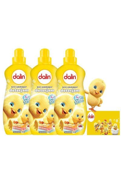 Dalin X 3 Adet Sıvı Çamaşır Deterjanı ( Daha Güçlü Yeni Formül ) 1500 ml