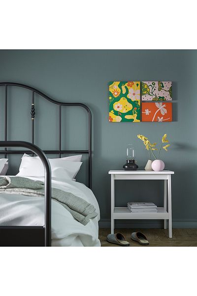 IKEA Coloradogran Picture Set Of 3 – Colorful Nature-inspired Wall Art, Lightweight, Eco-friendly Design