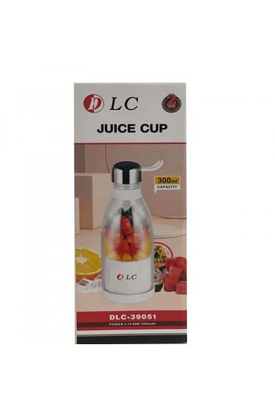 DLC Portable Wireless Juicer Bottle – 300ml Rechargeable Mini Blender & Mixer