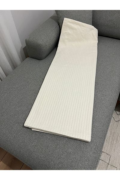 evimrenk Cream Knitted Textured Pique Single 100% Natural Cotton - 160 X 235