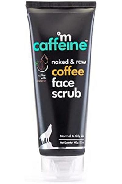mCaffeine Exfoliating Coffee Face Scrub for Women & Men with Walnut & Vitamin E | Removes Tan, Black