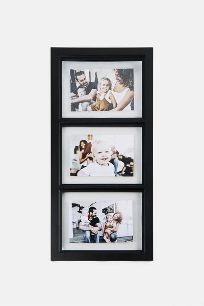 Enchante Accessories 3 Photo Collage Frame, Black