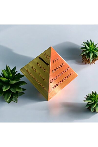 Oliviani Altın Oran Piramit Kumbara