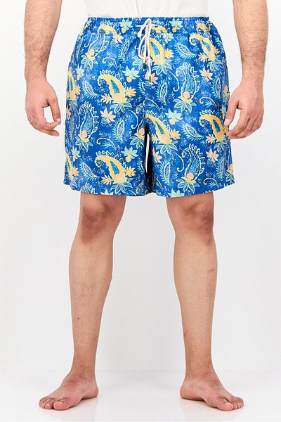 Dockers Men Inseam Allover Print Swim Shorts, Multicolor