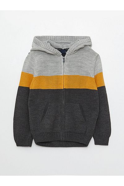 Zeyder Kids Boy's Knitwear Hooded Cardigan