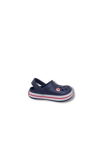 Zerhan Twg 300 Kids Navy Blue White Red Sabo Slippers Sandals