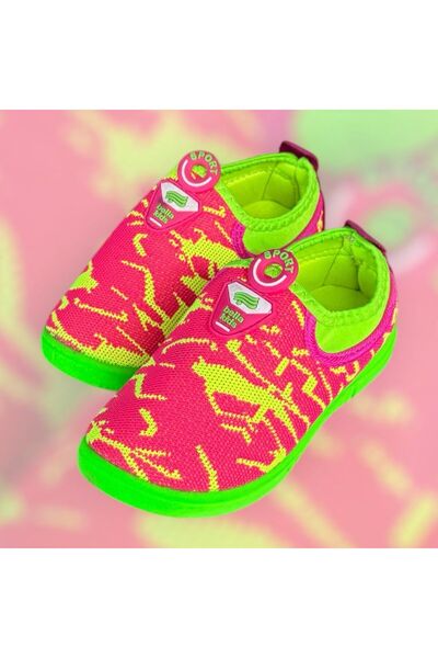 AkınalBella copil de sex feminin colorat cu slip-on talpă ortopedică grădiniț...