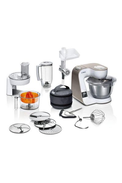 Bosch Bosch MUM5XW40 Food Processor, 1000W, 7 speeds, 3.9 L (White/Gold)