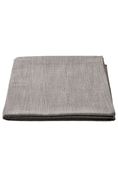 IKEA Svartsenap Grey Cotton Tablecloth 145x240 Cm – Yarn-dyed, Washable & Soft For Everyday Dining