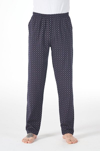 REMSA Ανδρικό μονό ζέρσεϊ με μονό πάτο 161 Πλακάκι Navy Blue
