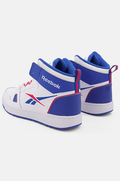 Reebok Men Resonator Mid Lace Up Walking Shoes, White/Blue Combo