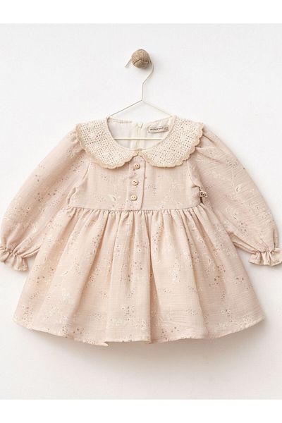 Cherrys Bebek Knitted Collar Dress