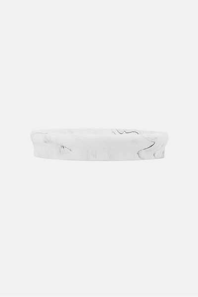 AMG Ceramic Soap Dish, White
