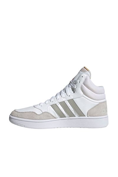 adidas Ανδρικά λευκά αθλητικά παπούτσια Hoops 3.0 Mid (HP7940)