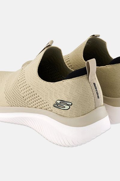 SKECHERS Men Ultra Flex Demchek Slip On Outdoor Shoes, Taupe