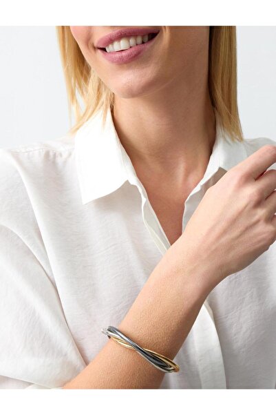 Jimmy Key Mixed Shiny Multi Chain Wrap Bracelet