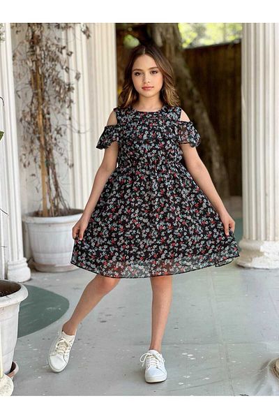 MARİSSA Girl's Floral Dress