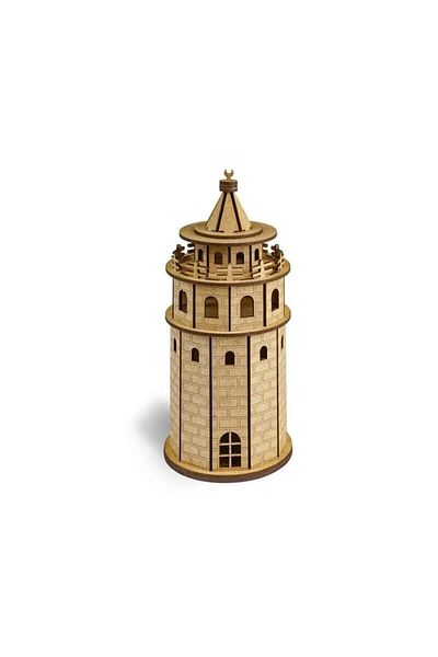 Südor برج جالاتا - موديل خشبي، 100x100x230 ملم