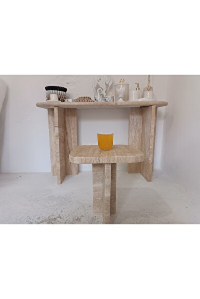 Home Mermer Traverten Sehpa-Ev Hediyesi-Mermer Obje-Evini Güzelleştir-Mermer ...