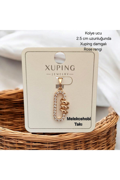 XUPING JEWELRY Melekcehobi Takı Xuping Marka Rose Gold Trend Kolye Ucu