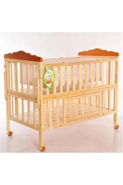 Star Kids Adjustable Baby Bedside Crib