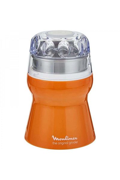 Moulinex Electric Coffee Grinder 180 Watts Orange Plastic - Ar110o27