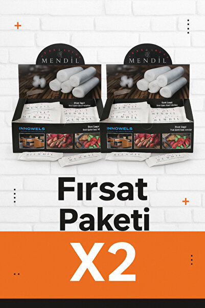 INNOWELS 2’li Mini Tekli Lüks Islak Mendil – 45'li X 2 Kutu (TOPLAM 90 ADET)