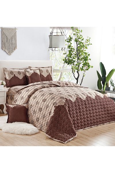 Generic Compressed Comforter Set Twin Size Tow color, 4 Pieces, Single Size 160x210cm G2
