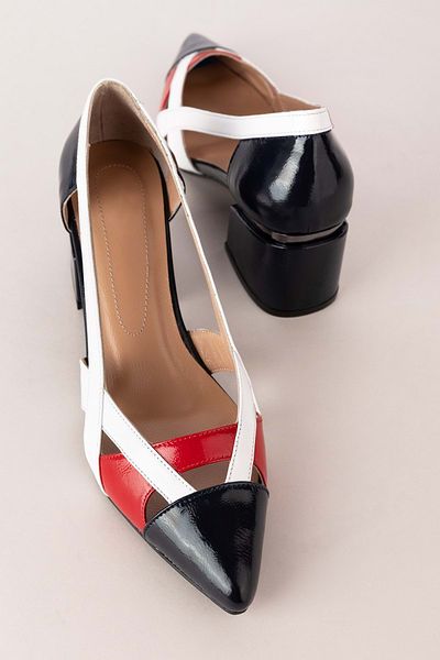 Gondol Colorful Genuine Leather Women's Heeled Shoes - Ast.6083