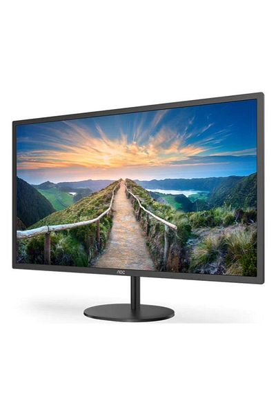 Aoc Monitor IPS LED AOC 31.5" Q32V4, QHD (2560 x 1440), HDMI, DisplayPort, Boxe, 75 Hz (Negru)