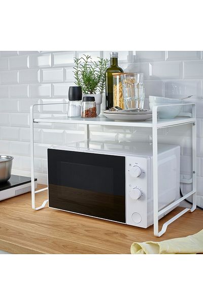 IKEA AVSTEG Kitchen Countertop Rack, White, 54 x 36 cm