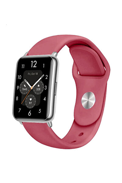 Nezih Case Huawei Watch Fit 2 Uyumlu A+ Kalite Klasik/spor Jel Silikon Kordon
