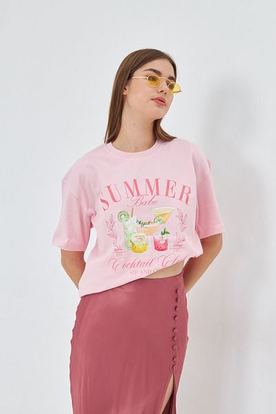 The Champ Clothing Summer Printed 100% Design Women's T-Shirt