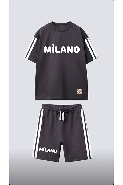MİLANO KİDS Summer Children's Bottom Top Shorts Set