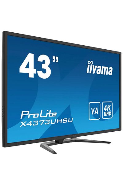 IIYAMA Monitor iiyama ProLite X4373UHSU-B1 43" VA LED, 4K, PbP, 3ms, DisplayPort, HDMI, FlickerFree