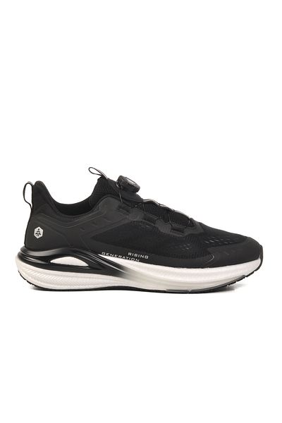 Hammer Jack Black Fishnet Lace-Up Lightweight Men's Sports Shoes Lamai 101 25081 m