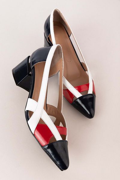 Gondol Colorful Genuine Leather Women's Heeled Shoes - Ast.6083